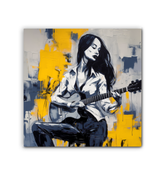 Whispers of Dreams Minimalist Abstract Wrapped Canvas